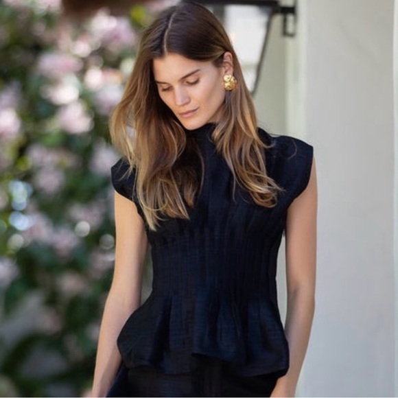 Julia Amory Ava Top, Noir, size small - Picture 7 of 7